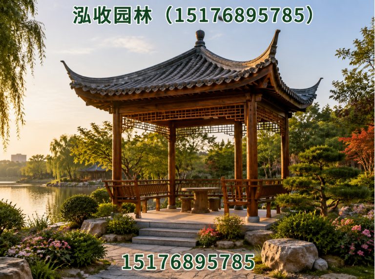 塔城防腐木凉亭展示图