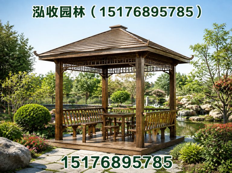 塔城塑木地板展示图